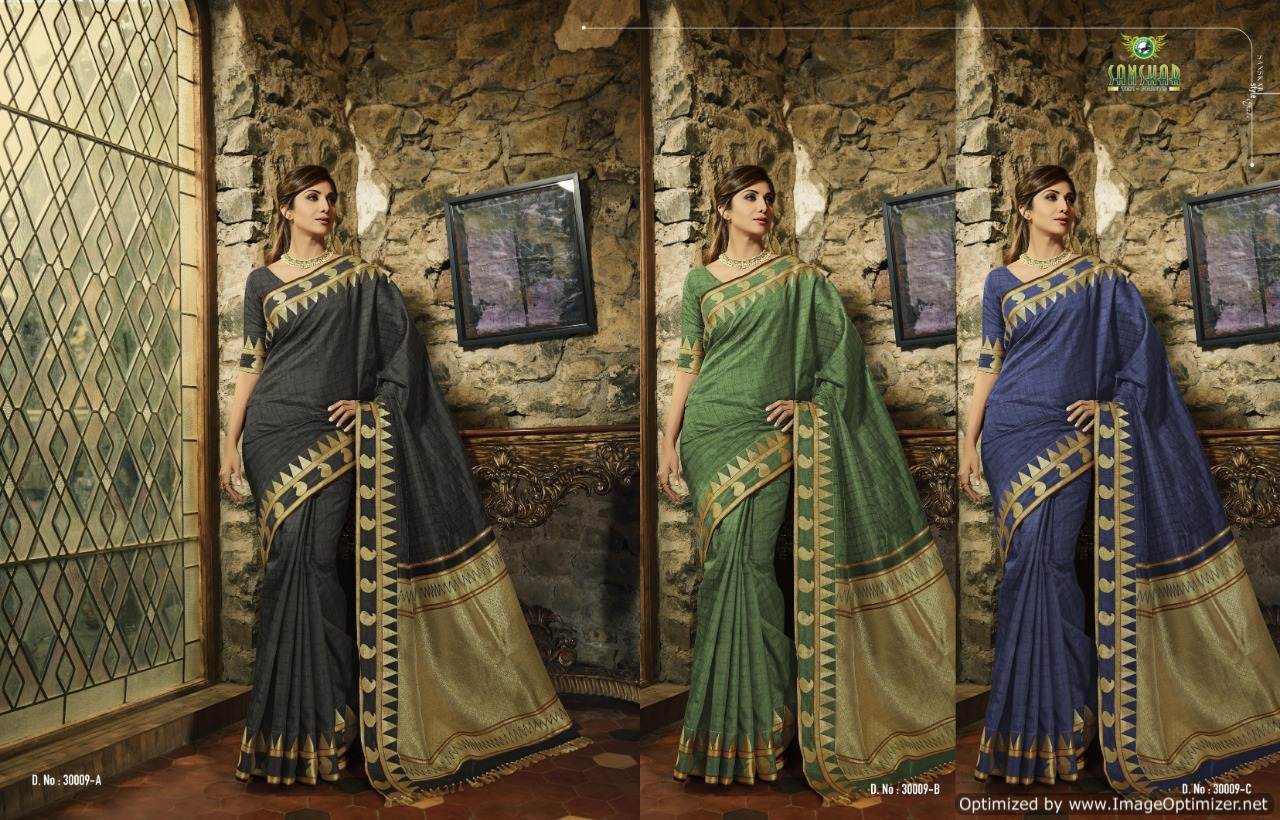 Celebrity By Sanskar Designer Silk Bollywood Saree Collection