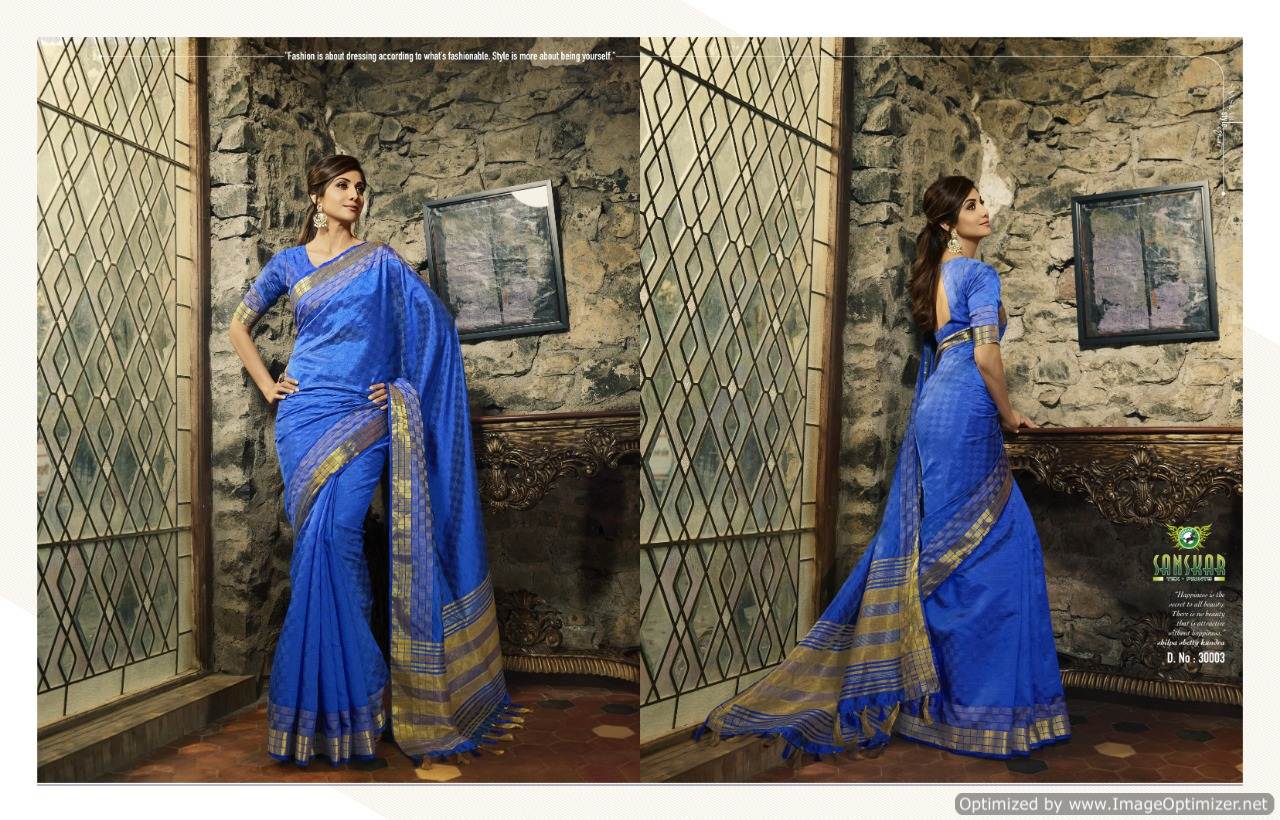 Celebrity By Sanskar Designer Silk Bollywood Saree Collection