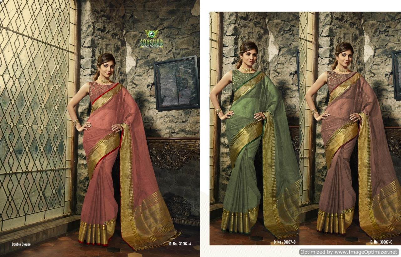 Celebrity By Sanskar Designer Silk Bollywood Saree Collection