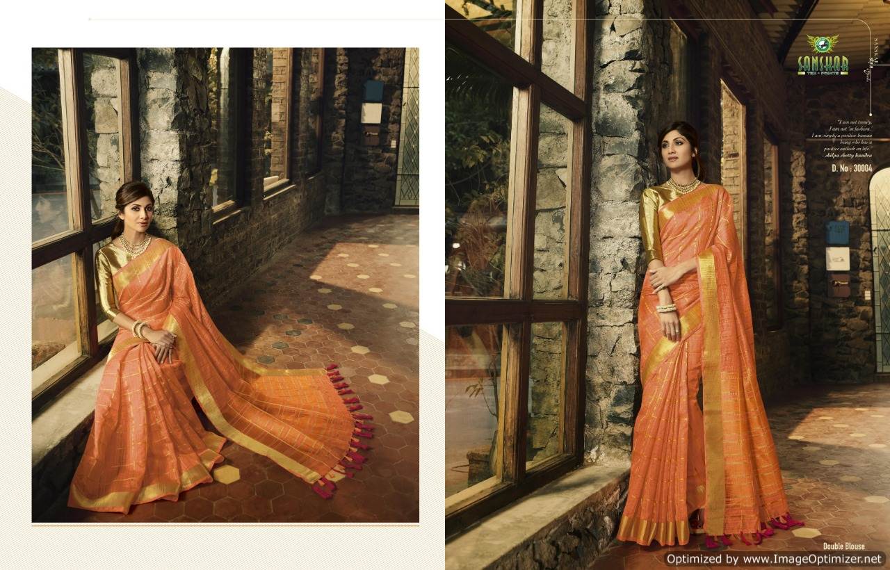 Celebrity By Sanskar Designer Silk Bollywood Saree Collection