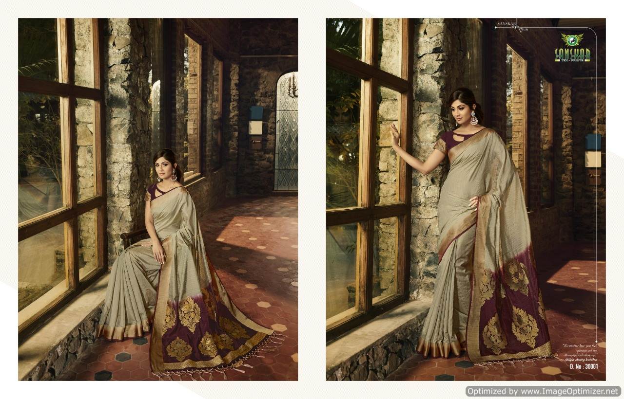 Celebrity By Sanskar Designer Silk Bollywood Saree Collection