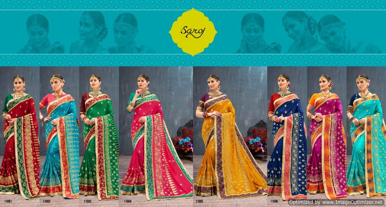 Rangvarsha  By Saroj Sana Silk Party Ware Saree Catalogue
