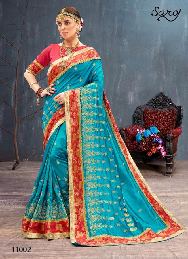 Rangvarsha  By Saroj Sana Silk Party Ware Saree Catalogue