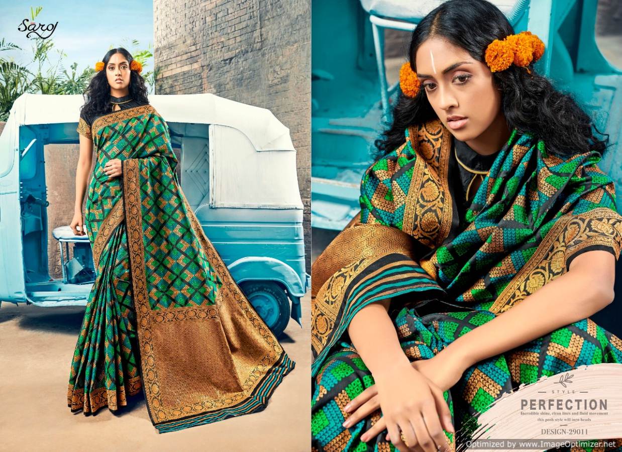 Shivanjali Vol 2 By Saroj Weaving Silk Designer Saree