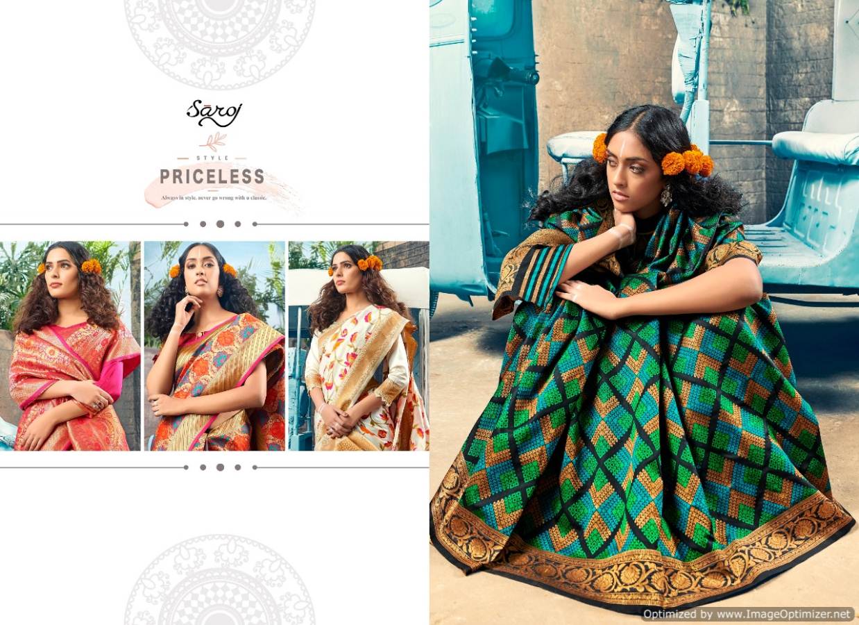 Shivanjali Vol 2 By Saroj Weaving Silk Designer Saree