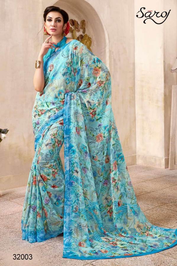 Summer By Saroj  Designs Printed Saree Catalogue
