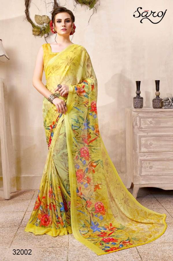 Summer By Saroj  Designs Printed Saree Catalogue