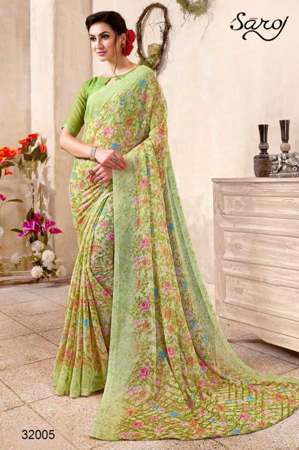 Summer By Saroj  Designs Printed Saree Catalogue