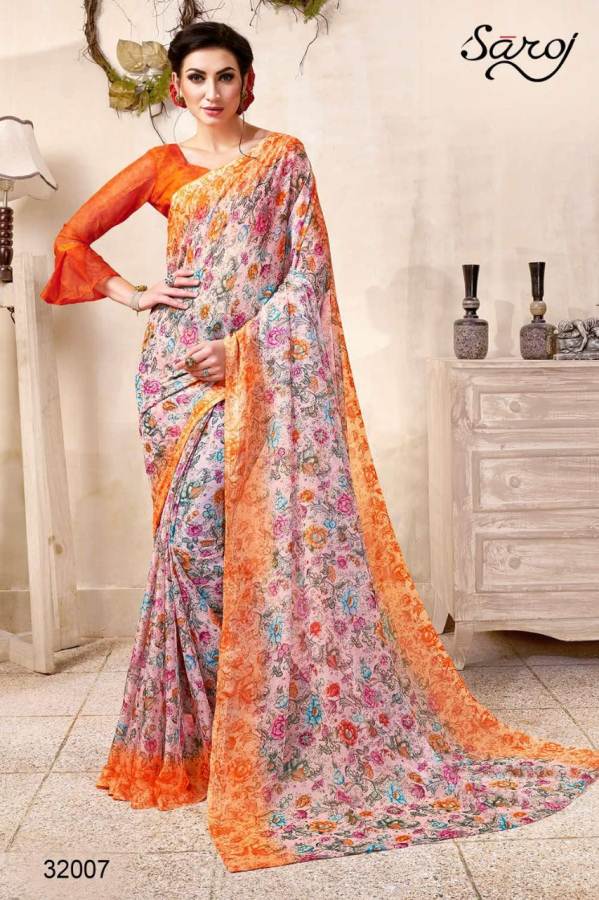 Summer By Saroj  Designs Printed Saree Catalogue