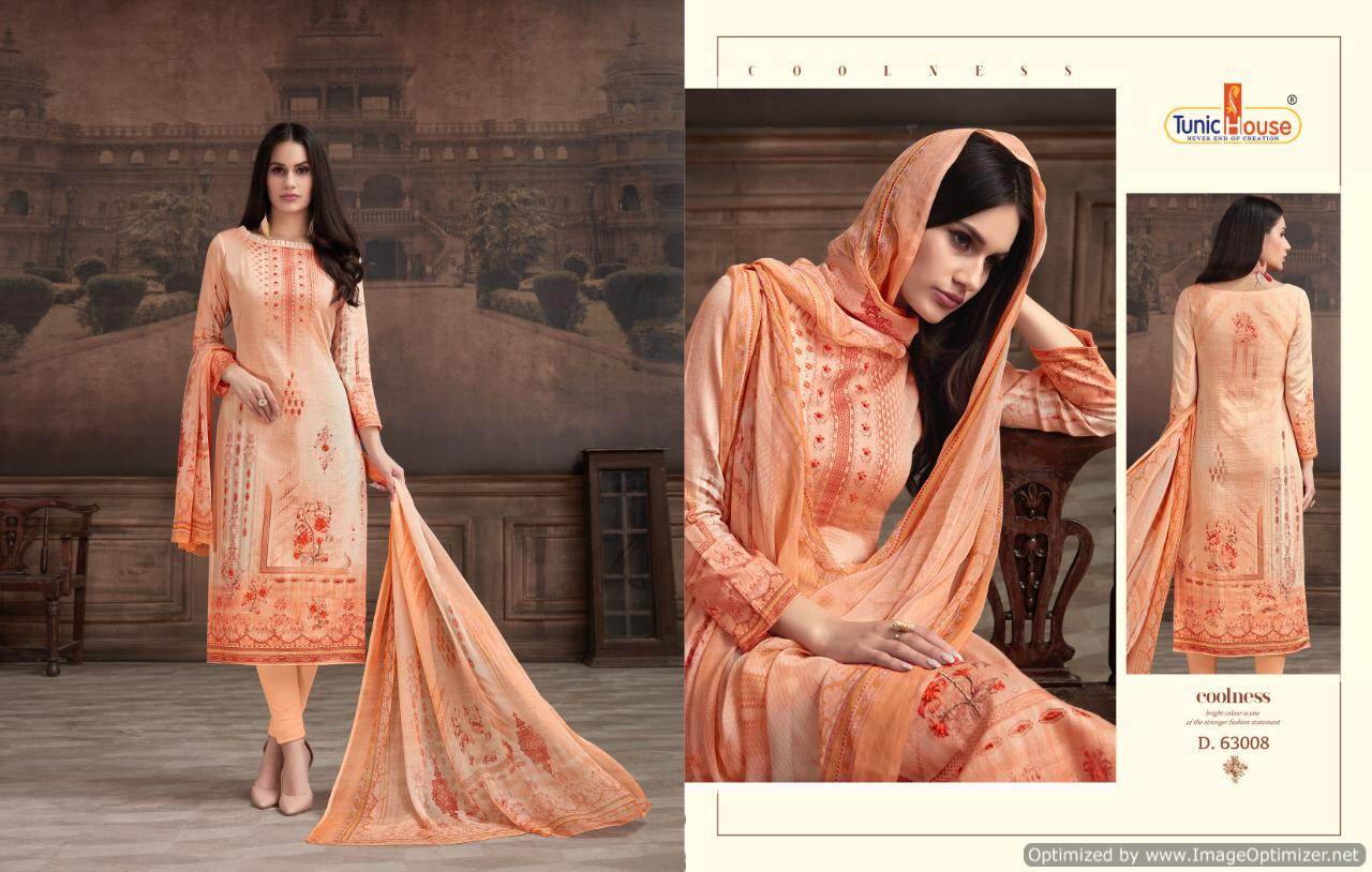 Tunic House By Kajari  Jam Cotton Party Wear Dress Material Collection