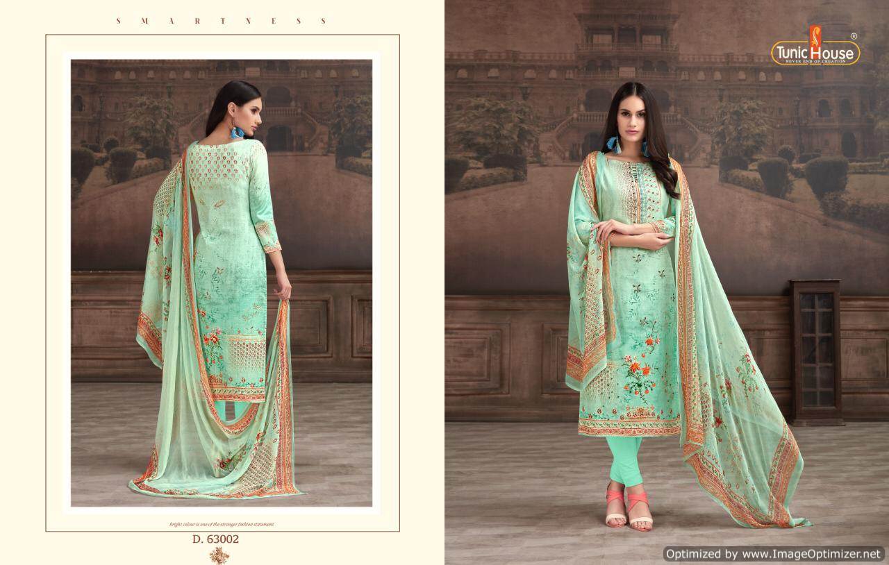 Tunic House By Kajari  Jam Cotton Party Wear Dress Material Collection