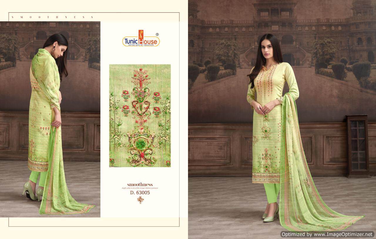 Tunic House By Kajari  Jam Cotton Party Wear Dress Material Collection
