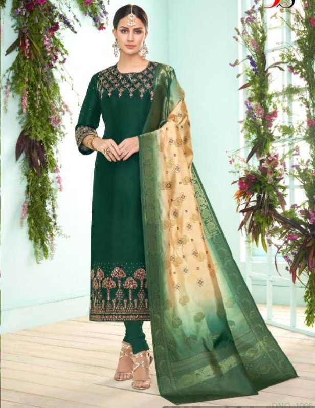 Deepsy By Varsidhhi Satin Georgette Embroidered Salwar Suits Catalogue