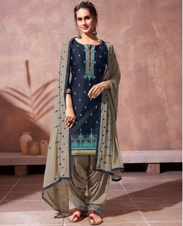 Kessi Patiala House 73 Designer Dress Material Collection