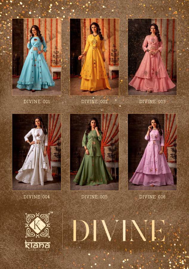 Kiana Divine Designer Kurtis Of Navratri Collection.