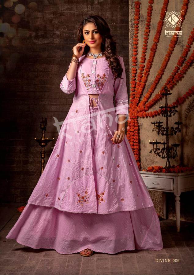 Kiana Divine Designer Kurtis Of Navratri Collection.