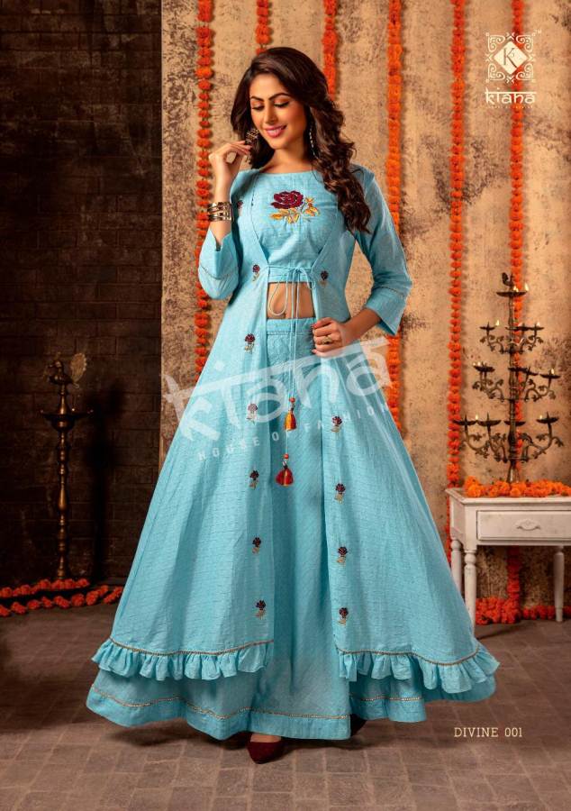 Kiana Divine Designer Kurtis Of Navratri Collection.