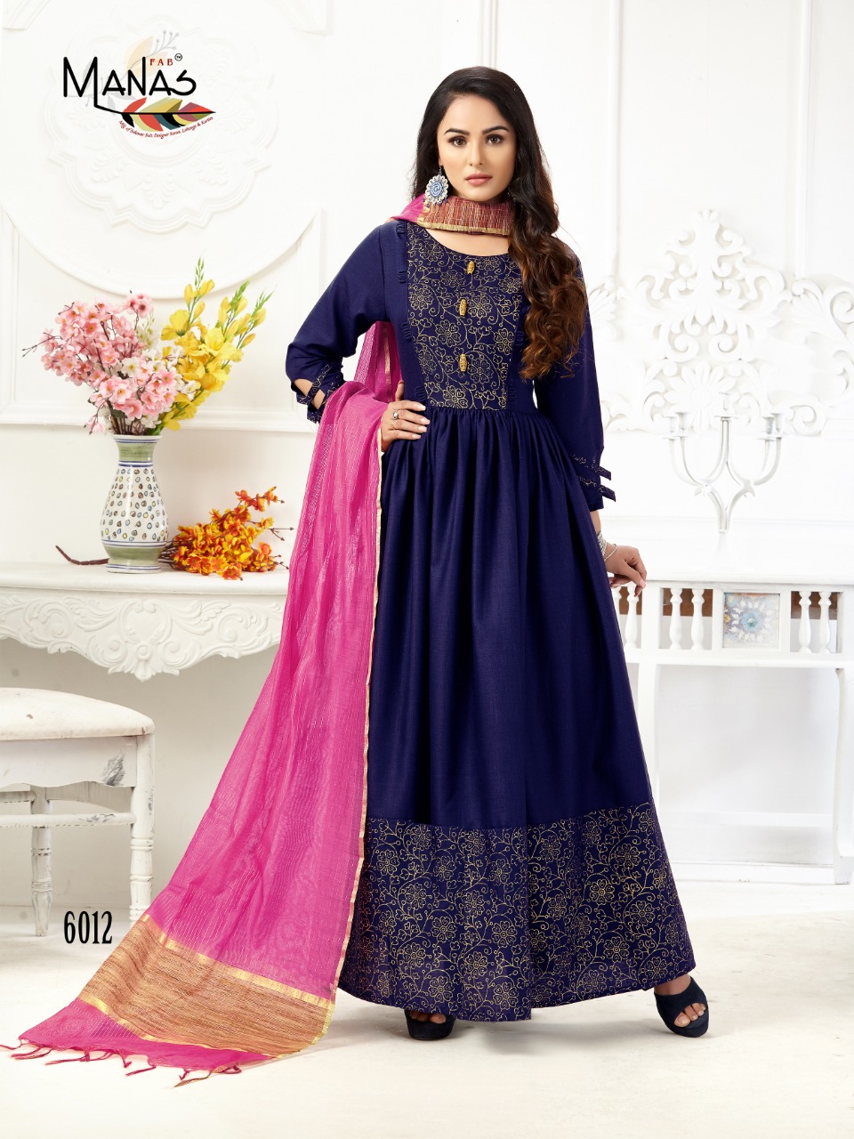 Manas Present Kiara Vol 2 Long Kurtis With Dupatta Catalogue