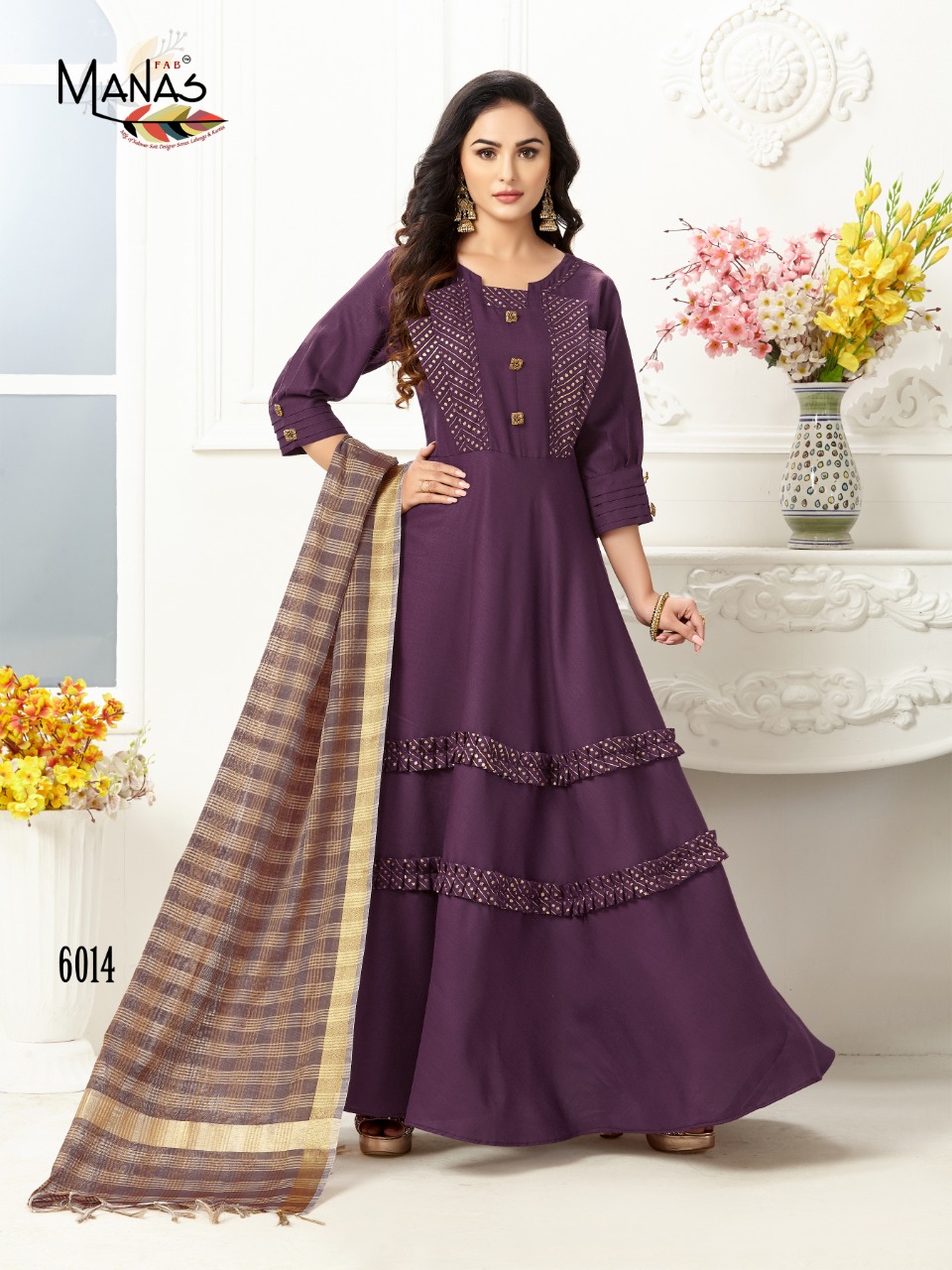 Manas Present Kiara Vol 2 Long Kurtis With Dupatta Catalogue