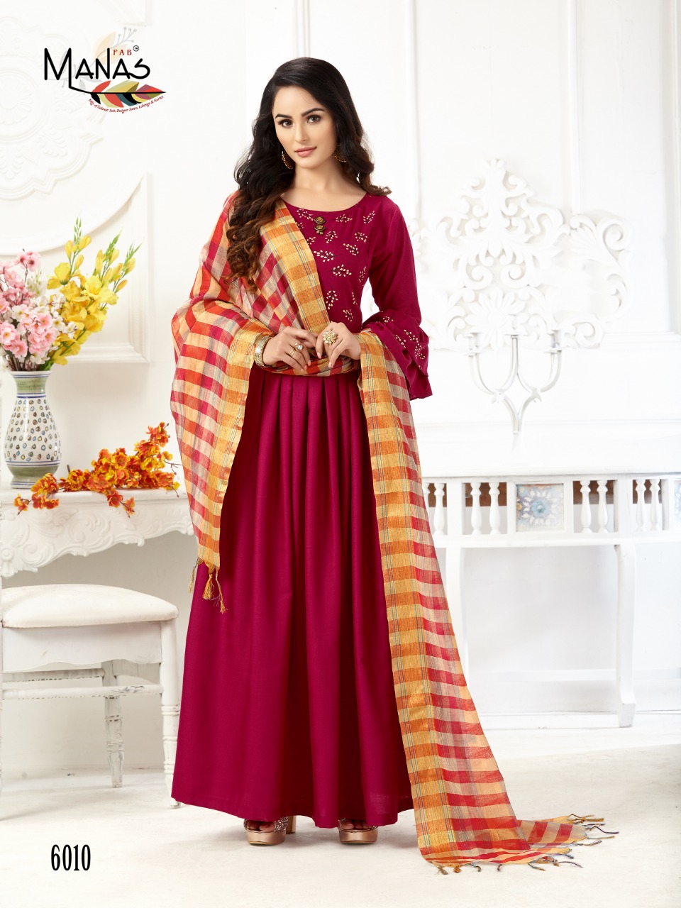 Manas Present Kiara Vol 2 Long Kurtis With Dupatta Catalogue