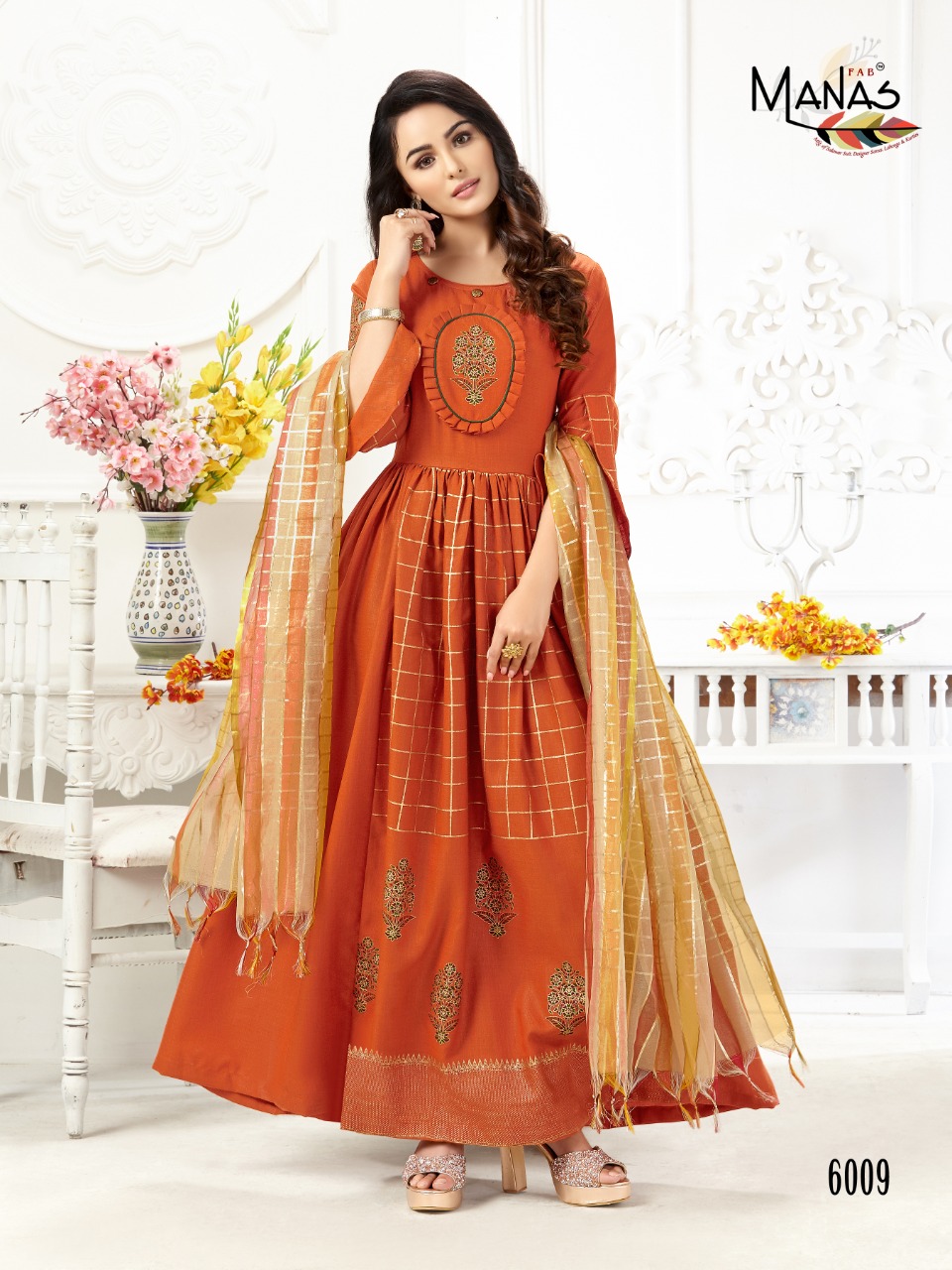Manas Present Kiara Vol 2 Long Kurtis With Dupatta Catalogue