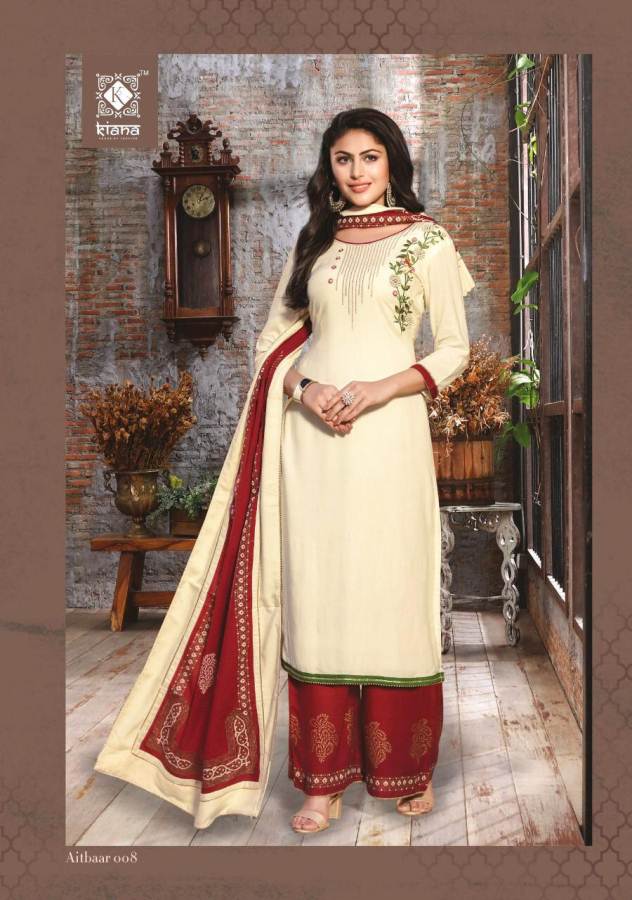 Aitbaar By Kiana Designer Rayon Ready Made Collection