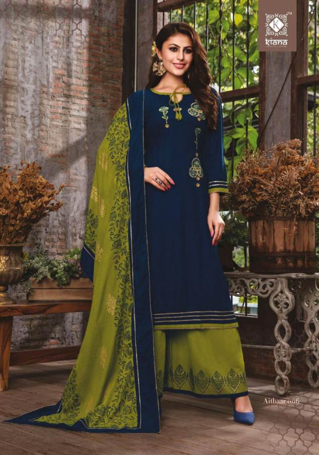 Aitbaar By Kiana Designer Rayon Ready Made Collection