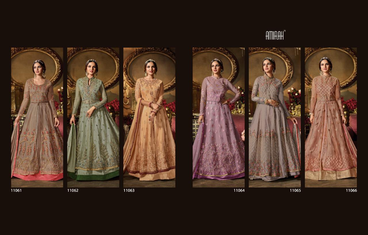 Amirah 11061 Series Wedding Wear Salwar Suits Collection