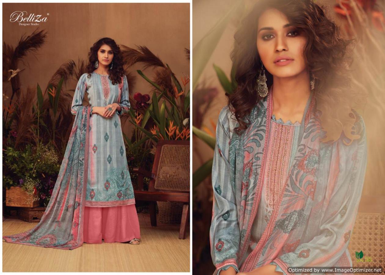 Avani Present Belliza Pure Natural Crape Digital Printed Dress Material Catalogue