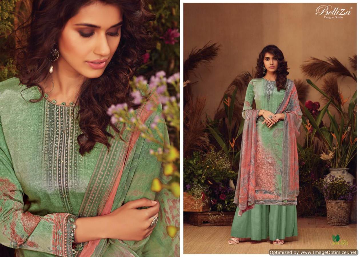 Avani Present Belliza Pure Natural Crape Digital Printed Dress Material Catalogue