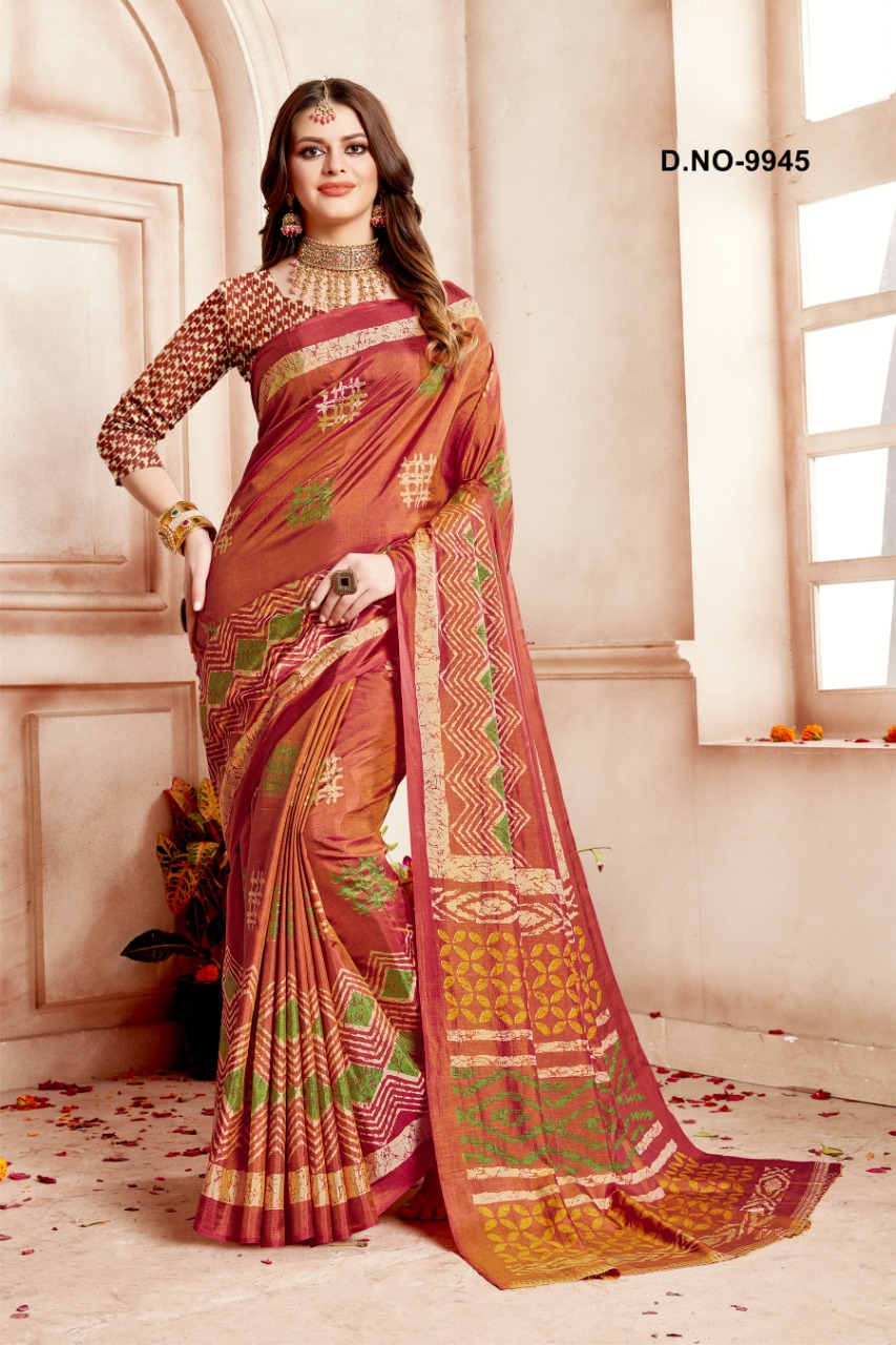 Chashni Present Kodas Sanna Silk Fancy Saree Collection