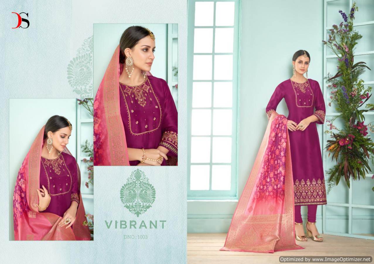 Deepsy By Varsidhhi Satin Georgette Embroidered Salwar Suits Catalogue