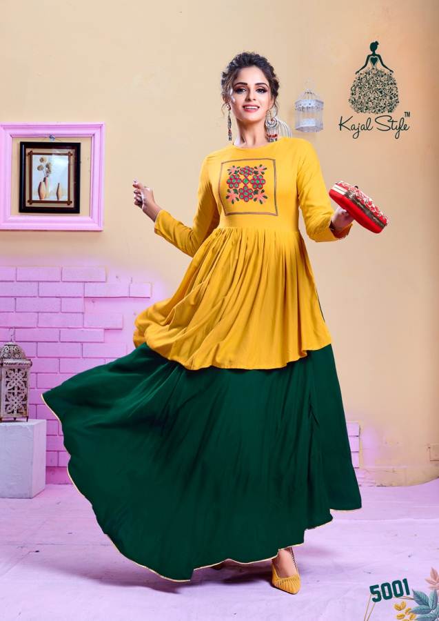 Fashion  Seasons Vol 5 Present Kajal Style Designer Kurti Collection