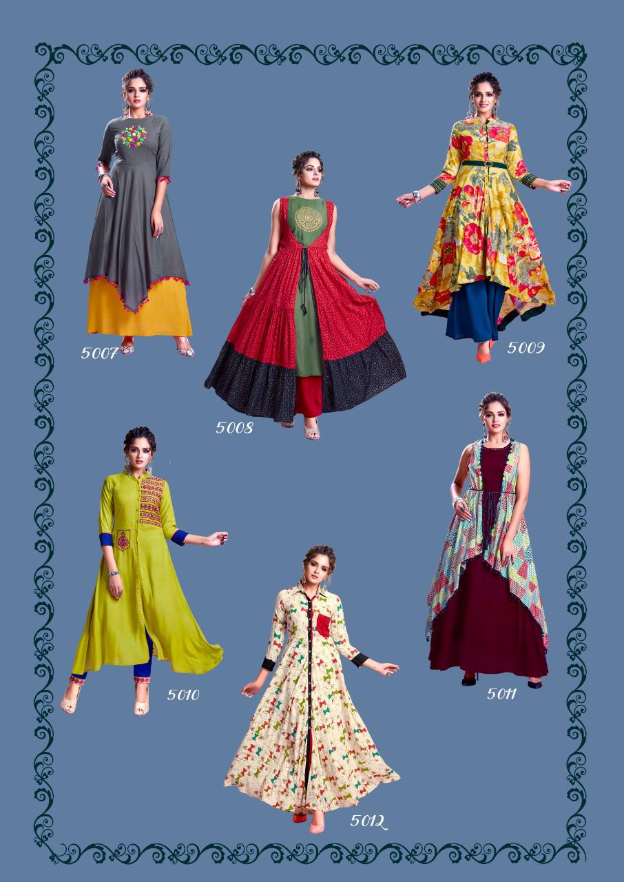Fashion  Seasons Vol 5 Present Kajal Style Designer Kurti Collection