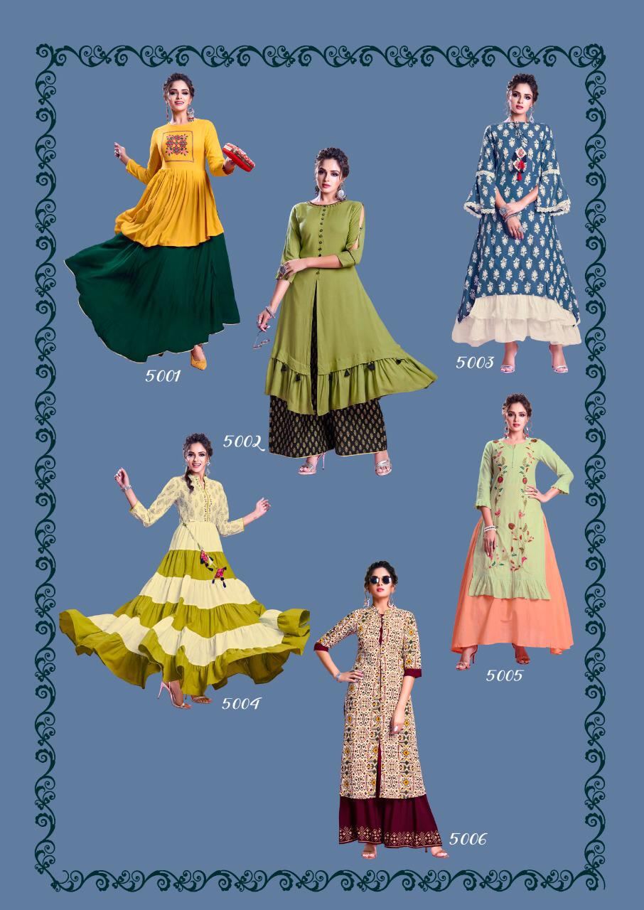 Fashion  Seasons Vol 5 Present Kajal Style Designer Kurti Collection