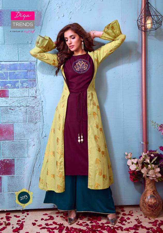 Globus City Vol 2 By Diya Trends Designer Kurti With Shrug & Bottom Collection