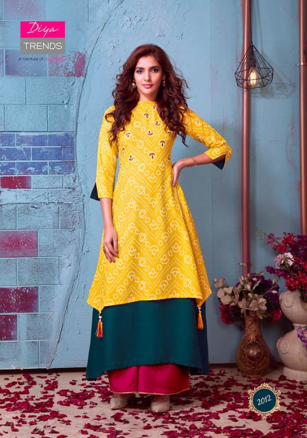 Globus City Vol 2 By Diya Trends Designer Kurti With Shrug & Bottom Collection