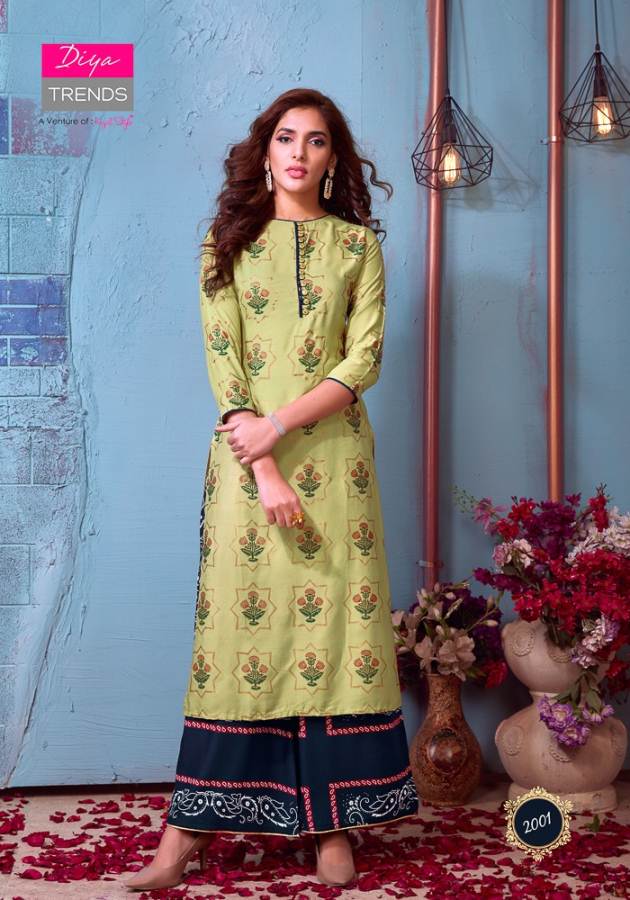 Globus City Vol 2 By Diya Trends Designer Kurti With Shrug & Bottom Collection