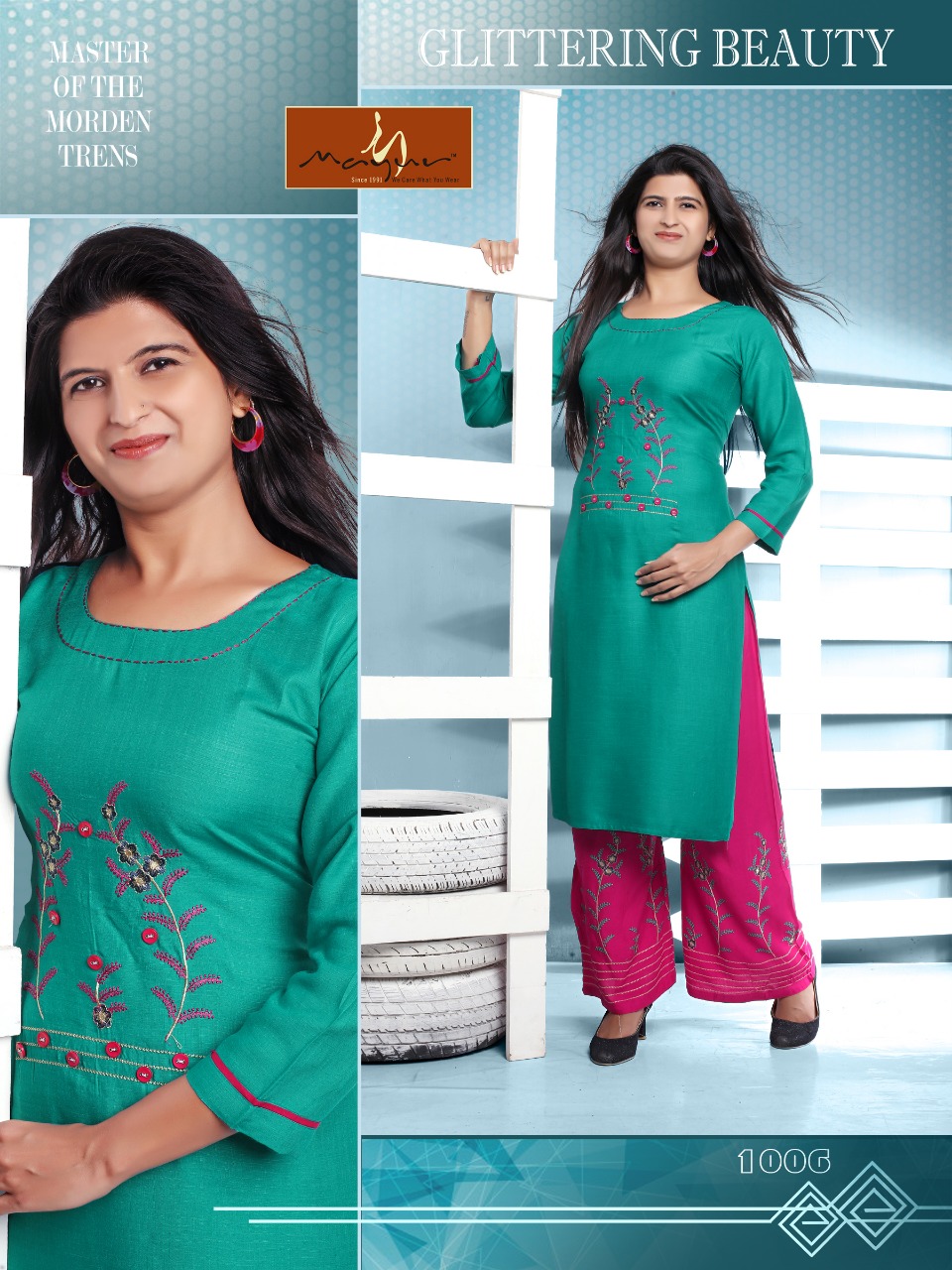 Glorious Vol 2 | Mayur | Latest | Rayon | Kurti With Palazzo Collection