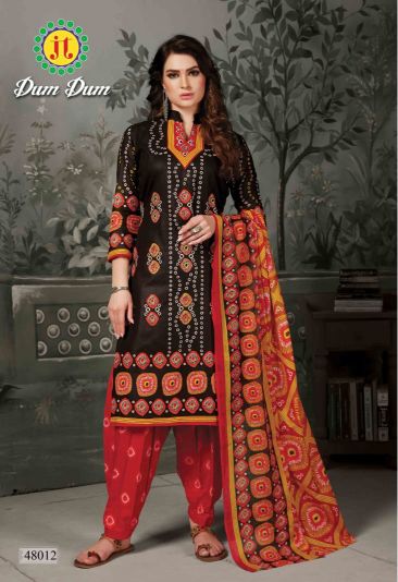Jt  Present Dumdum Vol 48 Printed Cotton Dress Material Catalogue