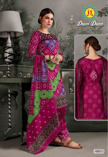 Jt  Present Dumdum Vol 48 Printed Cotton Dress Material Catalogue