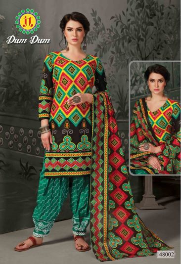 Jt  Present Dumdum Vol 48 Printed Cotton Dress Material Catalogue