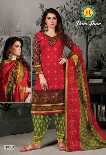 Jt  Present Dumdum Vol 48 Printed Cotton Dress Material Catalogue