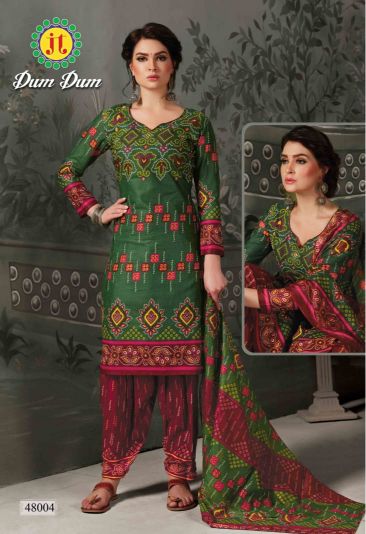 Jt  Present Dumdum Vol 48 Printed Cotton Dress Material Catalogue