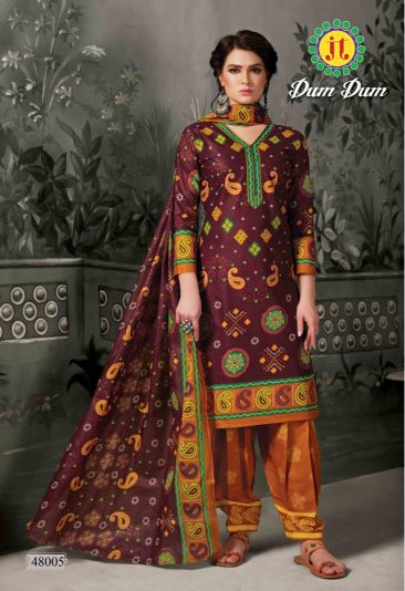 Jt  Present Dumdum Vol 48 Printed Cotton Dress Material Catalogue