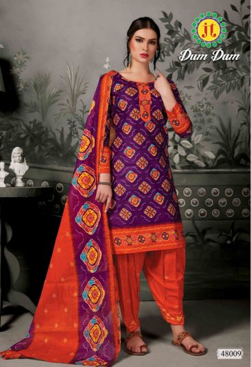 Jt  Present Dumdum Vol 48 Printed Cotton Dress Material Catalogue