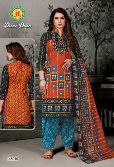 Jt  Present Dumdum Vol 48 Printed Cotton Dress Material Catalogue