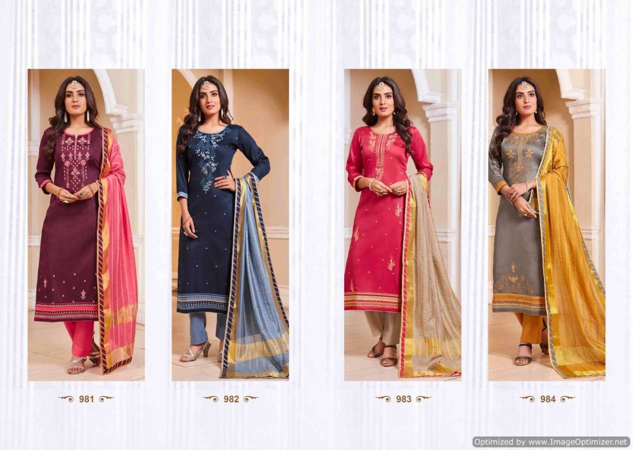 Kalarang Present Jasmine Vol 5 Cotton Dress Material Collection