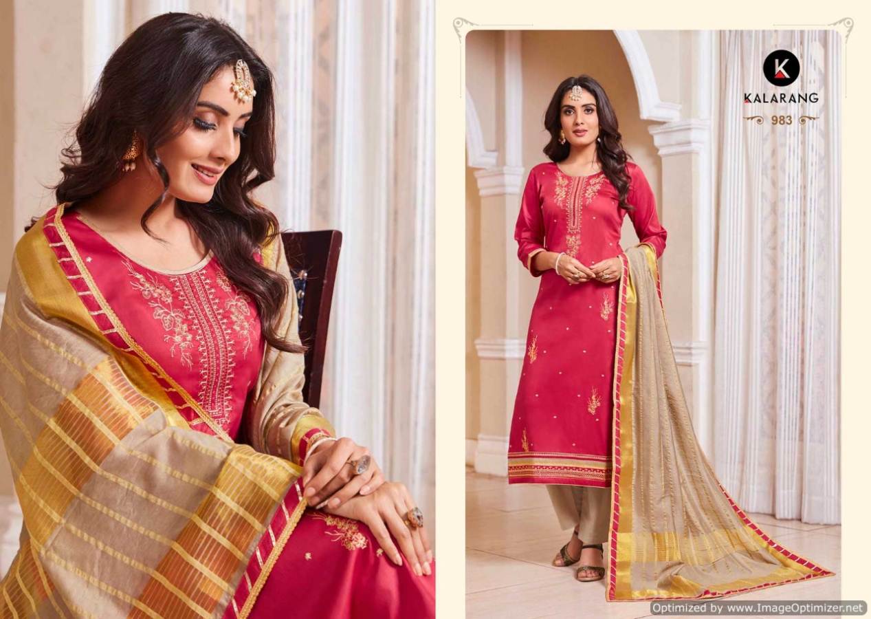 Kalarang Present Jasmine Vol 5 Cotton Dress Material Collection