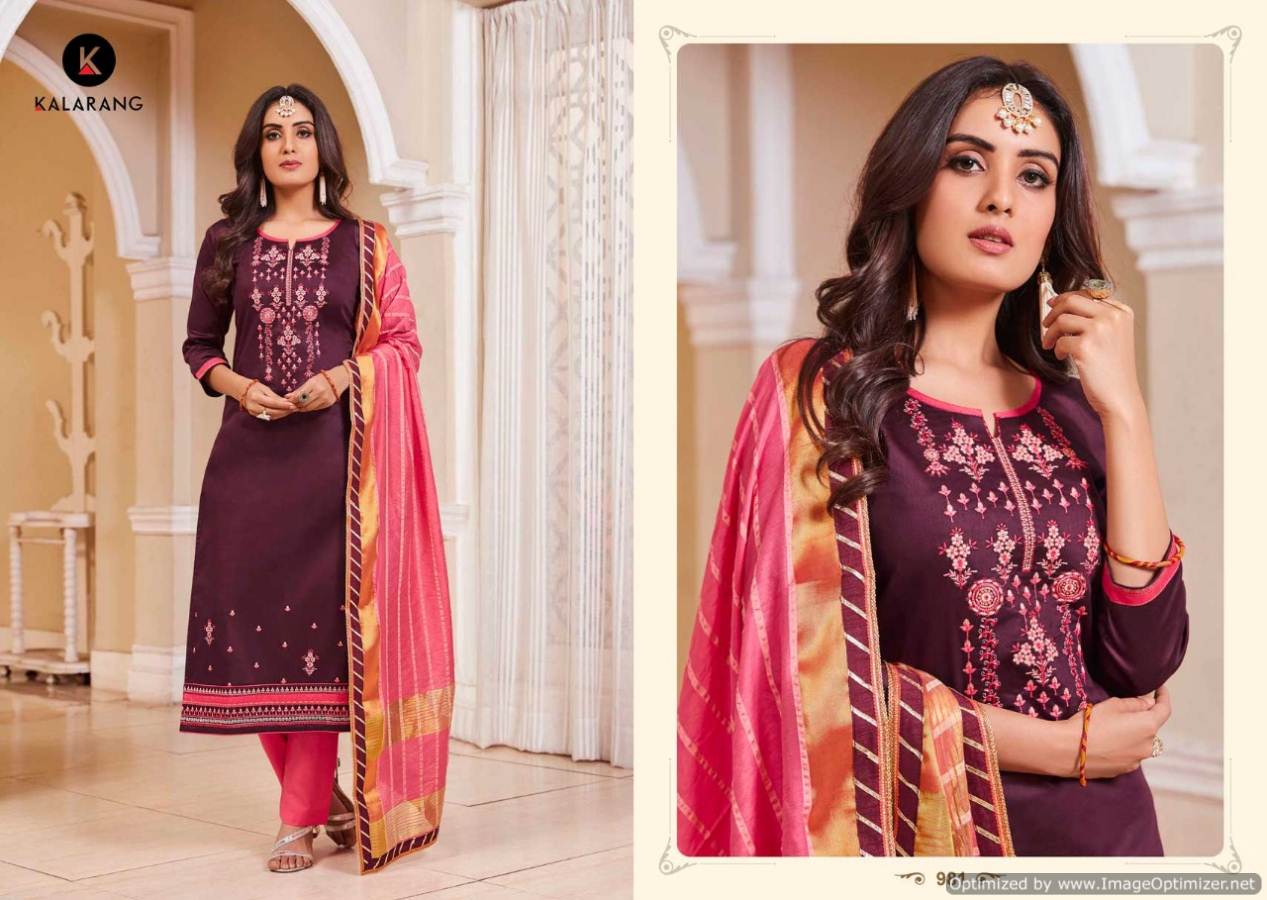Kalarang Present Jasmine Vol 5 Cotton Dress Material Collection